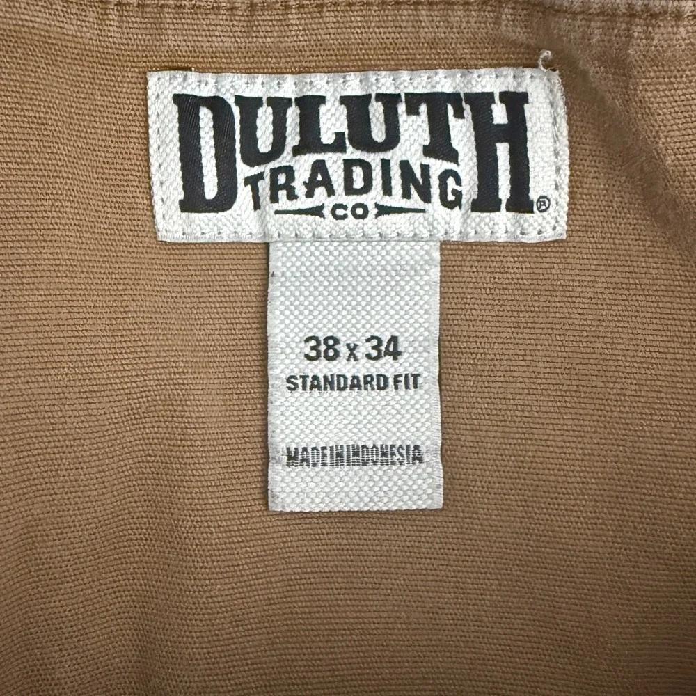 Duluth Trading Co Mens Ballroom DoubleFlex Jeans Black Standard Fit 38x34